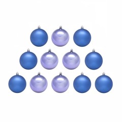 н.г.шар.блест./мат.6см 12шт пвх 1цв.