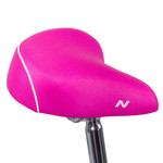 Велосипед NOVATRACK 16", ANCONA, белый, тормоз  нож.,передняя корзина,крылья и багаж. хромир.