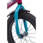 Велосипед NOVATRACK 16", VALIANT, фуксия, полная защита цепи, тормоз нож, короткие крылья, нет багаж