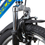 Велосипед NOVATRACK 20" SHARK, синий, сталь, 6 скор., Microshift, Power, V-brake