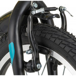 Велосипед NOVATRACK 16" PRIME алюм., золотой металлик, полная защита цепи, торм V-brake, короткие кр
