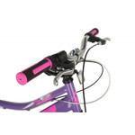 Велосипед NOVATRACK 20" ALICE фиолетовый,  стальная рама, 6 скор., Shimano TY21/Microshift TS38, V-