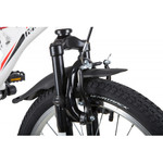 Велосипед NOVATRACK 20" DART, белый, сталь, 6 скор., TY21/RS35/SG-6SI, Shimano