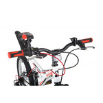 Велосипед NOVATRACK 20" DART, белый, сталь, 6 скор., TY21/RS35/SG-6SI, Shimano