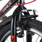 Велосипед NOVATRACK 20" RACER, черный, сталь, 6 скор., Microshift TS38-6/Shimano, V-Brake