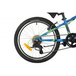 Велосипед NOVATRACK 20" EXTREME синий,  сталь, 6 скор., Shimano TY21/Microshift TS38, V- brake тормо