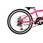 Велосипед NOVATRACK 20" ALICE розовый,  стальная рама, 6 скор., Shimano TY21/Microshift TS38, дисков