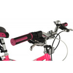 Велосипед NOVATRACK 20" ALICE розовый,  стальная рама, 6 скор., Shimano TY21/Microshift TS38, дисков