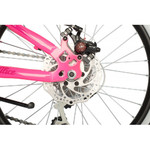 Велосипед NOVATRACK 20" ALICE розовый,  стальная рама, 6 скор., Shimano TY21/Microshift TS38, дисков