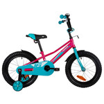 Велосипед NOVATRACK 16" VALIANT фуксия, полная защита цепи, тормоз нож, короткие крылья
