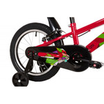 Велосипед NOVATRACK 16" LYNX сталь, терракотовый, тормоз V-brake, короткие крылья, полная защита цеп