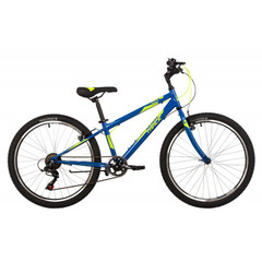 Велосипед NOVATRACK 24" RACER сталь 12'', синий, 6 скор.TZ500/TS-38/SG-6S, V-brake