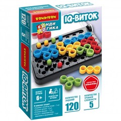 Игра настольная логическая БондиЛогика Bondibon "IQ-ВИТОК"