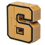 Трансформер 2в1 BONDIBOT Bondibon PB 13x7x4 см, розовый пластик.бокс, цифра"6".