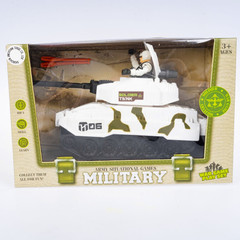 Игровой военный набор MILITARY (фигурка солдата, танк, снаряды ), BOX 27x17,5x11,5см.