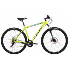 Велосипед FOXX 29" CAIMAN лимонный,сталь, размер 18"