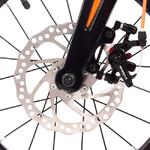 Велосипед NOVATRACK 16" LYNX. Магнезиевая рама, оранж, полная защ.цепи, диск.тормоз, короткие крылья