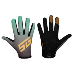 Перчатки полноразмерные STG Sens Skin, размер L, черный с зеленым