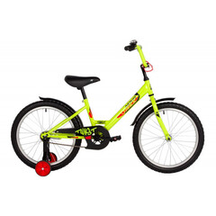 Велосипед NOVATRACK 20" TWIST зеленый, тормоз нож, крылья корот, защита цепи