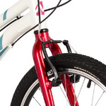 Велосипед NOVATRACK 20", NOVARA, белый, алюм., 6-скор, TY21/TS38/SG-6SI, V-brake