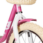 Велосипед NOVATRACK 16" MAPLE, розовый, полная защита цепи,тормоз нож.,крылья, багажник, пер.корзина