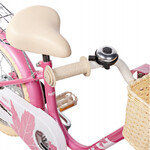 Велосипед NOVATRACK 16" MAPLE, розовый, полная защита цепи,тормоз нож.,крылья, багажник, пер.корзина