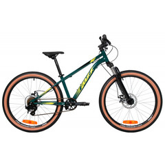 Велосипед FOXX 24" AZTEC JR зеленый, сталь, размер 12"