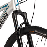 Велосипед STINGER 27.5" RELOAD STD 45 серебряный, алюминий, размер 16