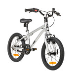 Велосипед NOVATRACK 16" PHANTOM, алюминий, серебристый,  защита цепи, тормоз V-Brake