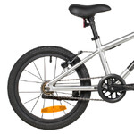 Велосипед NOVATRACK 16" PHANTOM, алюминий, серебристый,  защита цепи, тормоз V-Brake