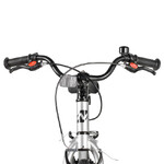 Велосипед NOVATRACK 16" PHANTOM, алюминий, серебристый,  защита цепи, тормоз V-Brake