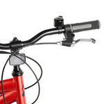 Велосипед NOVATRACK 20" RACER красный,  стальная рама, 6 скор., Microshift MS21/Microshift TS38, V-