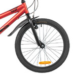 Велосипед NOVATRACK 20" RACER красный,  стальная рама, 6 скор., Microshift MS21/Microshift TS38, V-