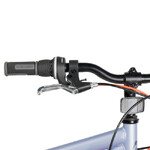 Велосипед NOVATRACK 20" SHARK серо-голубой, сталь, 6-скор, Microshift/Microshift MS25, V-brake