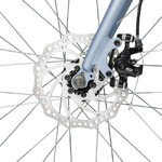 Велосипед FOXX 20" DIFFER серый,  стальная рама, 6 скор., Microshift MS21/Microshift TS38, дисковый