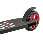 Самокат Novatrack Wolf 40, 110 мм, черный с красным