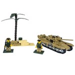 Конструктор Bondibon, Военный Десант, Танк, 296 дет., BOX