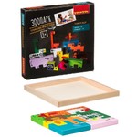 Развивающие игры из дерева Bondibon Головоломка «ЗООПАРК», BOX 20?2,5?20 см