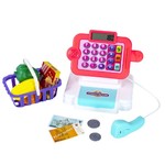 Игр.набор BONDIBON, ИГРАЕМ В МАГАЗИН, с кассовым аппаратом и аксесс., 21 предм., BOX
