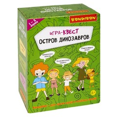 Настольная игра квест "Остров динозавров" Bondibon
