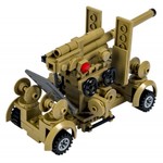 Конструктор Bondibon, Военный Десант, Зенитная установка, 174 дет., BOX