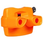 Очки 3D оранжевые тм Bondibon, цветные cтереодиапозитивы 2 диска со слайдами космос и динозавры, CRD 19,8x21,4x8см, арт. MB8202.