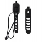 Фонарь передний STG FL1593 с элетросигналом 120 ДБ 300lm 1800 mAH синий