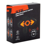 Фонарь задний STG TL-5559 с поворотниками, 40lm, 900 mAh, USB, черный